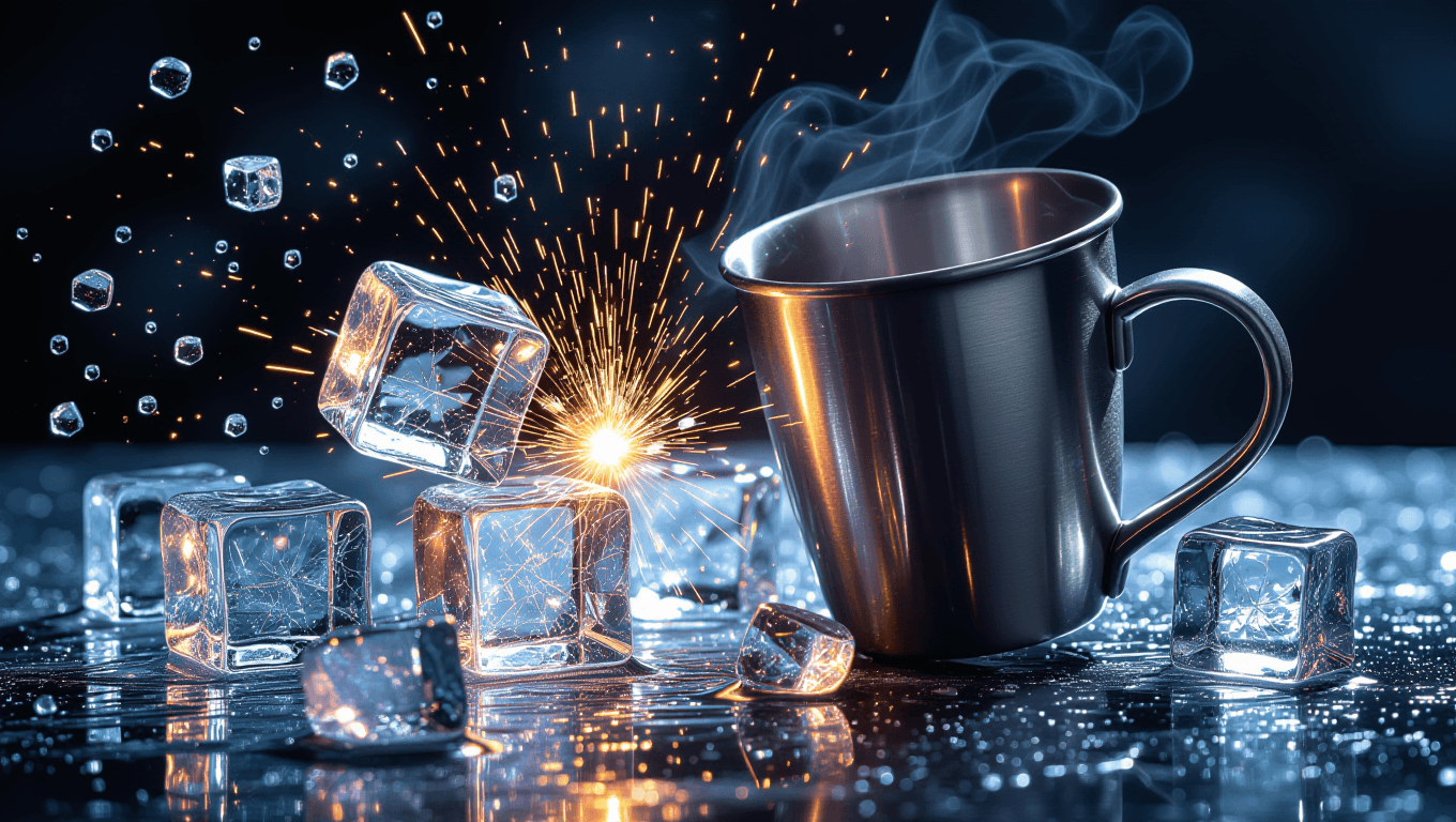 Symphony of Ice and Metal Collision