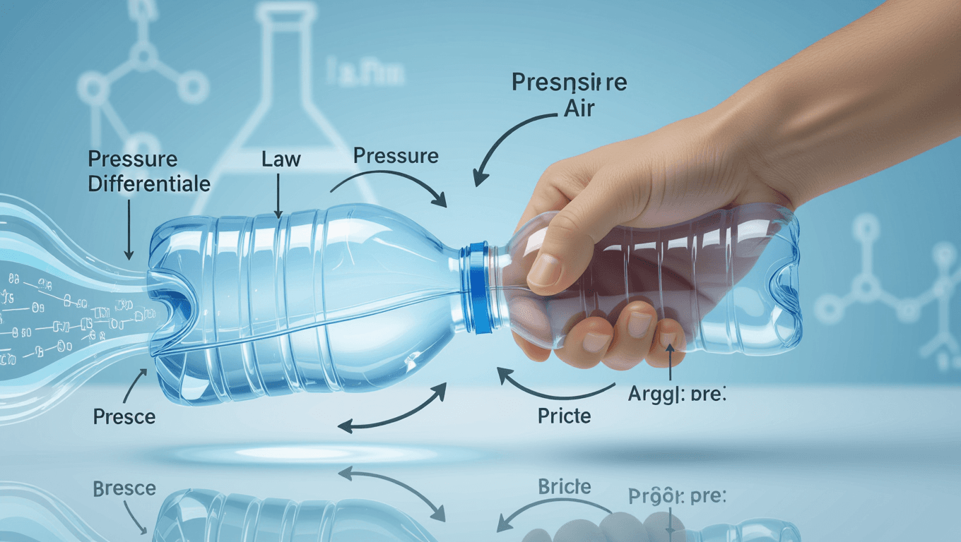 Physics of Squeezed Plastic Bottle Hiss