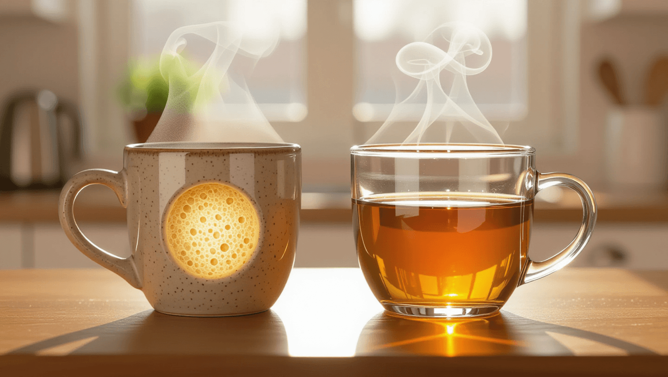 Ceramic Mug vs. Glass Cup: Heat Retention