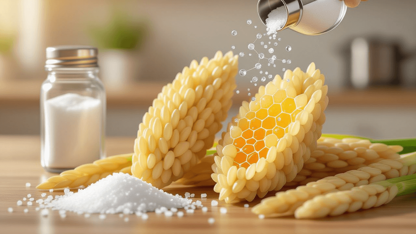 Rice science: Starch, salt, and stickiness