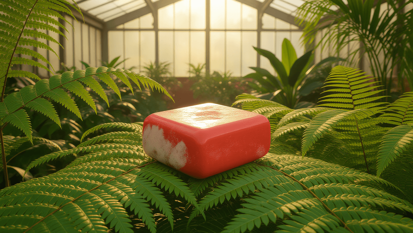 Rubber Eraser in Humid Greenhouse Setting