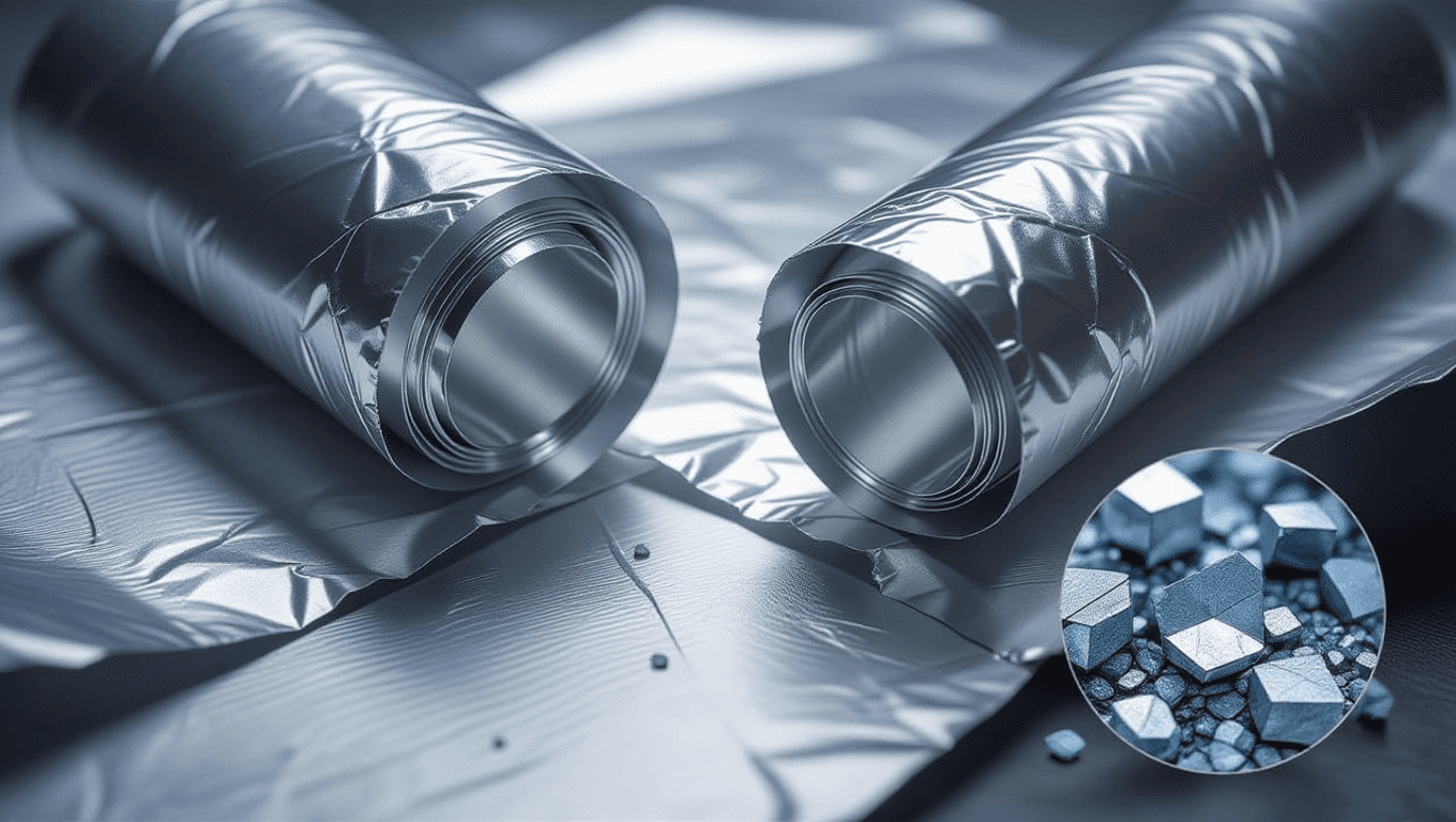 Scientific exploration of aluminum foil's secrets